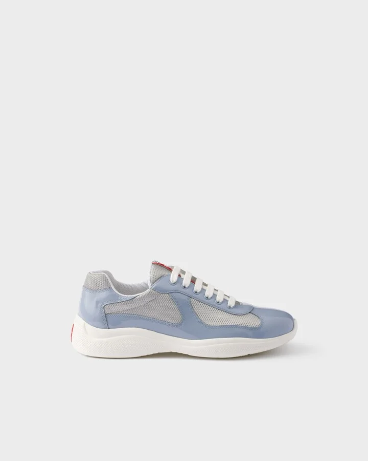 Patent leather and technical fabric Prada America's Cup sneakers - Image 2