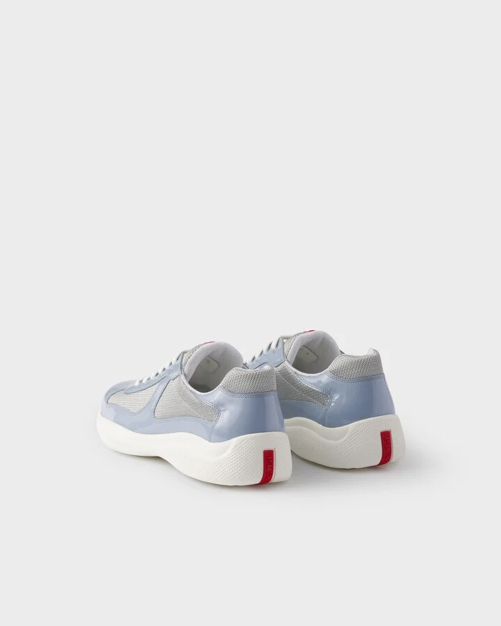 Patent leather and technical fabric Prada America's Cup sneakers - Image 4