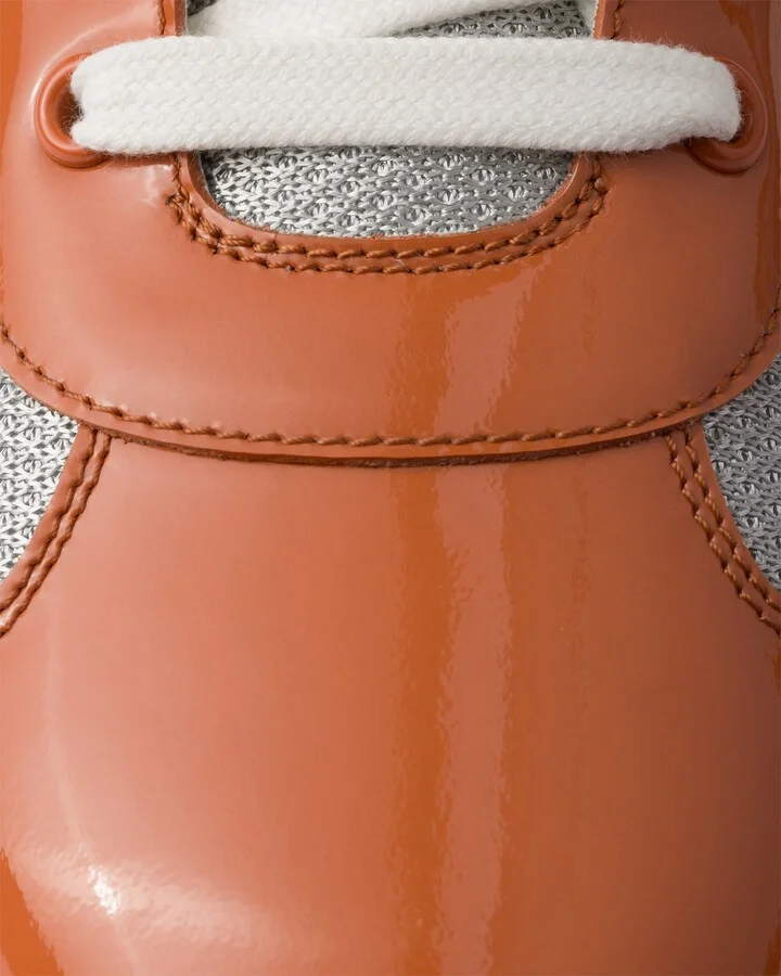 Patent leather and technical fabric Prada America's Cup sneakers - Image 5