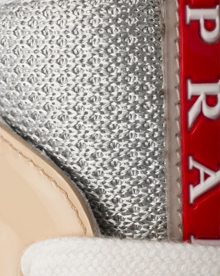 Patent leather and technical fabric Prada America's Cup sneakers - Image 6