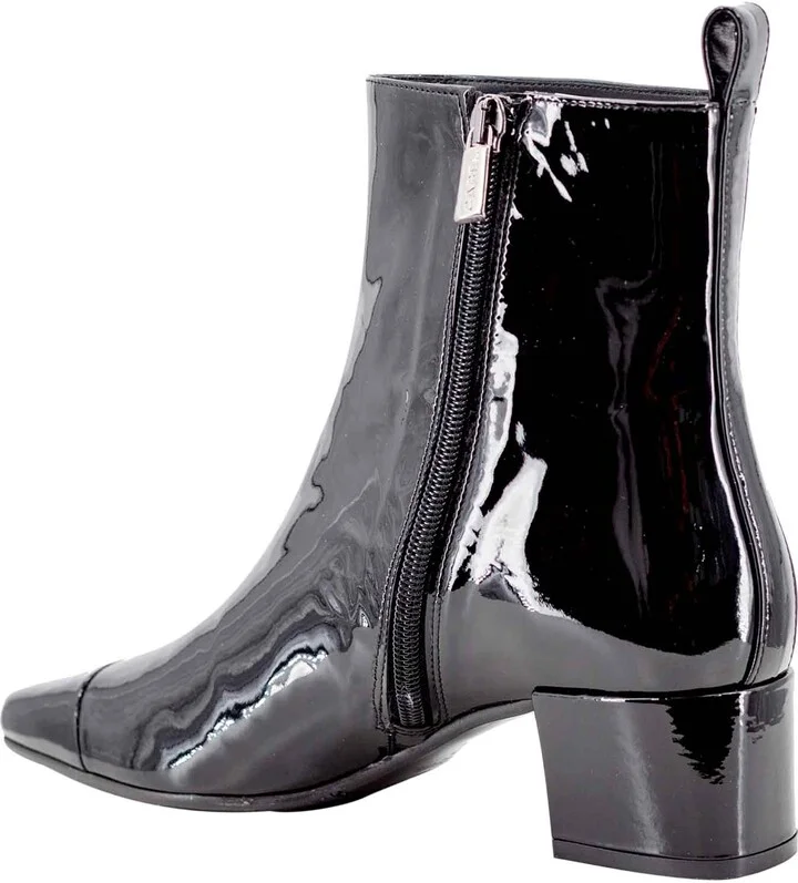 Patent-leather Ankle Boots - Image 3