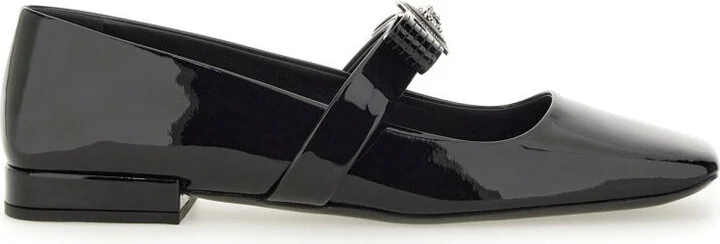 Patent Leather Ballerina "Gianni Ribbon"