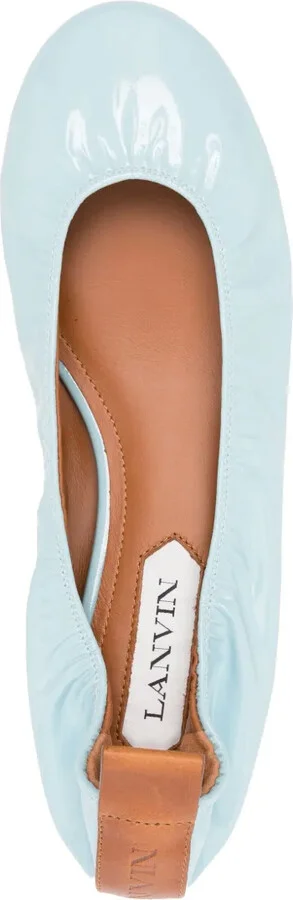 Patent Leather Ballerina Shoes - Image 4