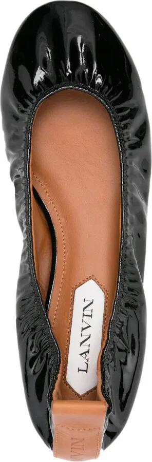Patent Leather Ballerina Shoes - Image 4