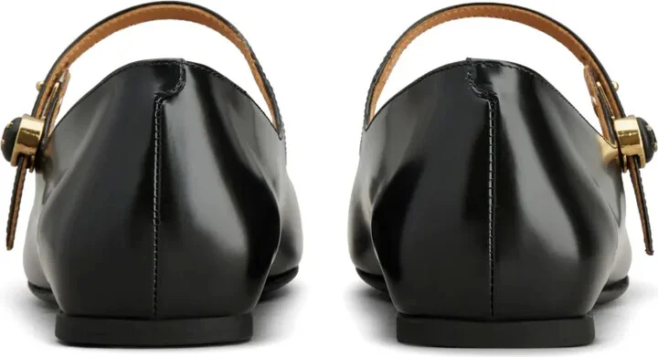 Patent-Leather Ballerina Shoes - Image 3