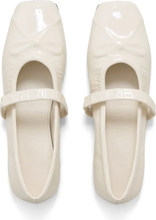 Patent-Leather Ballerina Shoes - Image 4