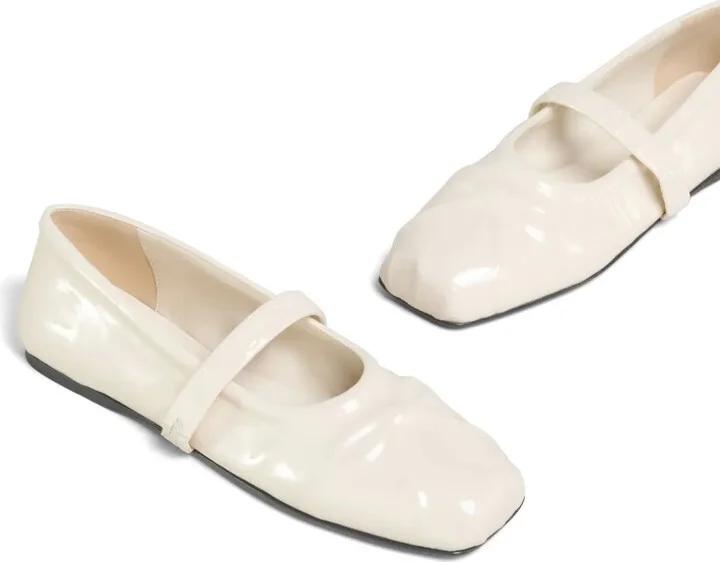 Patent-Leather Ballerina Shoes - Image 5