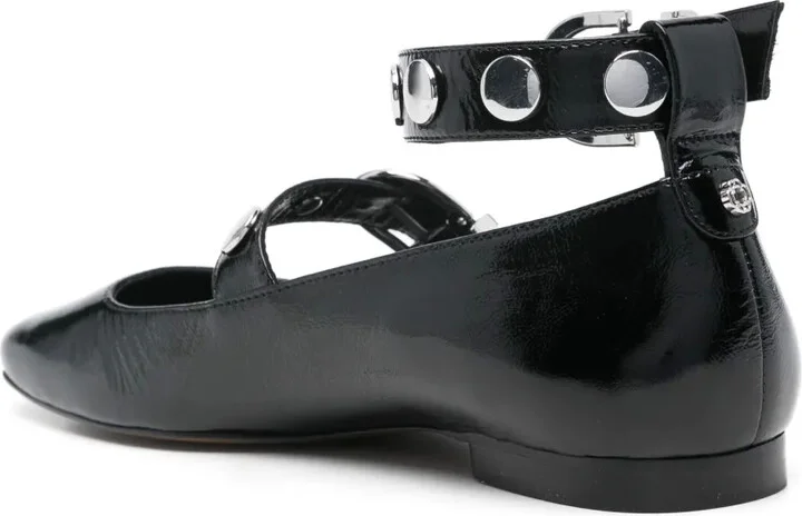 Patent-Leather Ballerina Shoes - Image 3