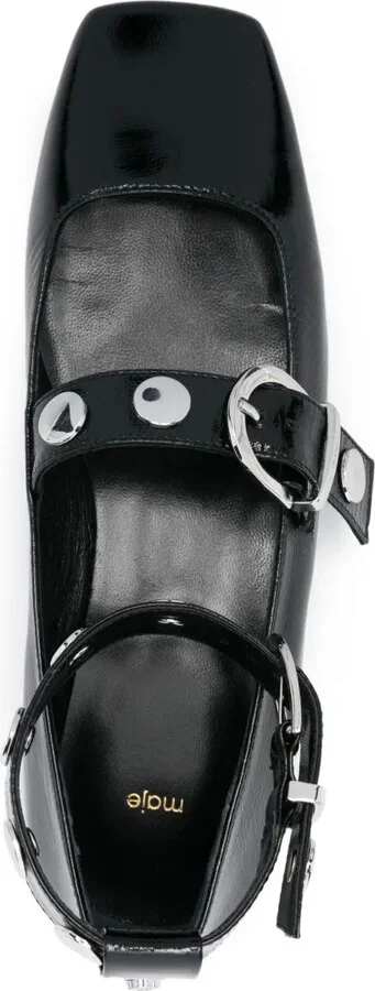 Patent-Leather Ballerina Shoes - Image 4