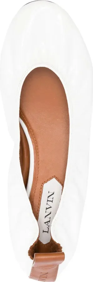 Patent Leather Ballerina Shoes - Image 4