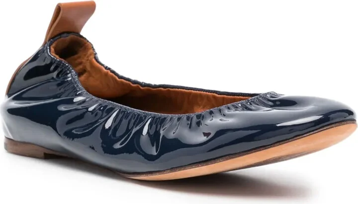Patent Leather Ballerina Shoes - Image 2