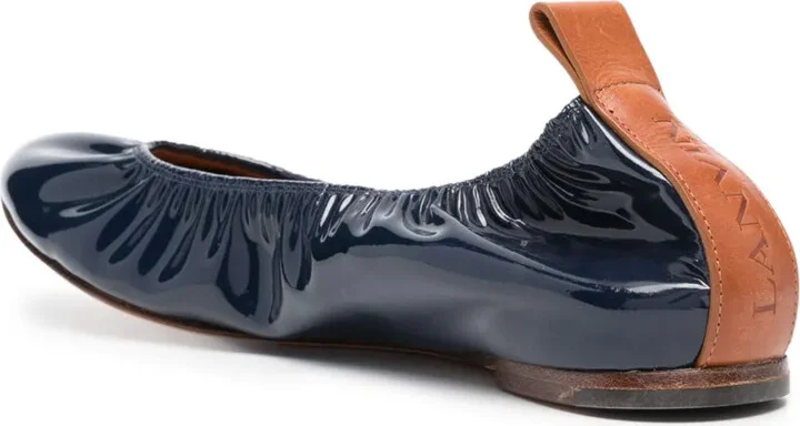 Patent Leather Ballerina Shoes - Image 3