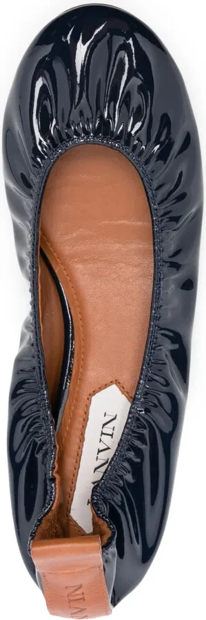 Patent Leather Ballerina Shoes - Image 4