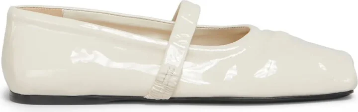 Patent-Leather Ballerina Shoes