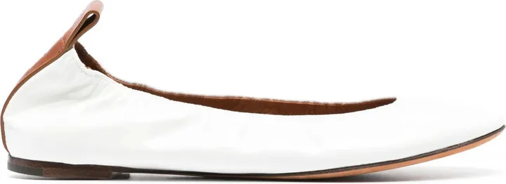Patent Leather Ballerina Shoes
