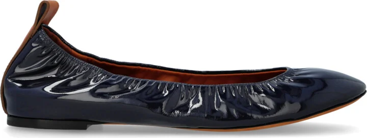 Patent Leather Ballerinas, , Navy - Blue