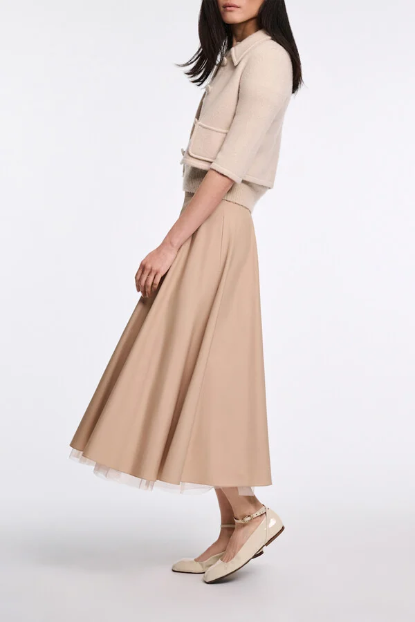 Patent leather ballerinas with ankle strap - Image 2