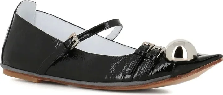 Patent Leather Ballet Flats - Image 2