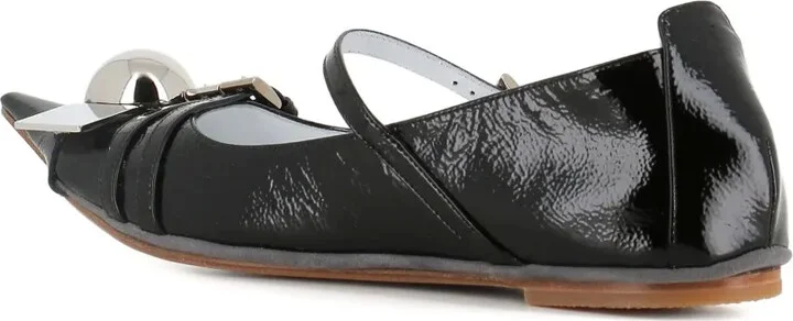 Patent Leather Ballet Flats - Image 3