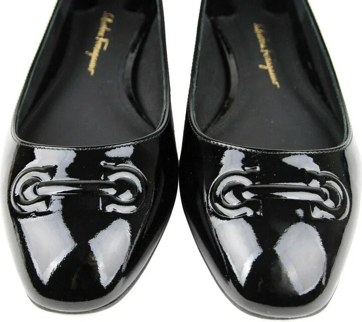 Patent Leather Ballet Flats | Black - Image 6