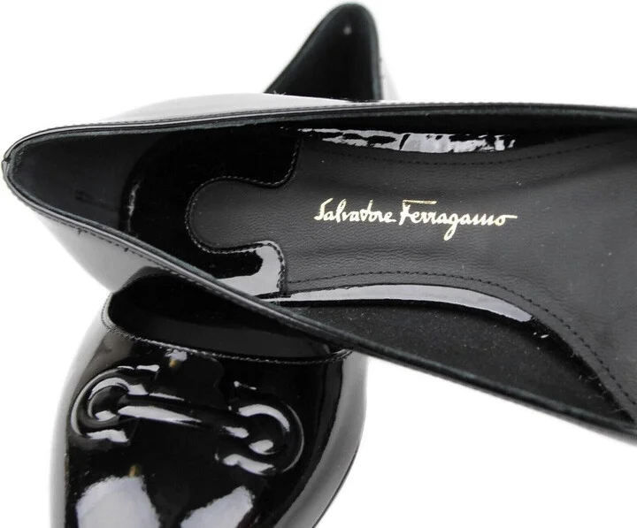 Patent Leather Ballet Flats | Black - Image 7