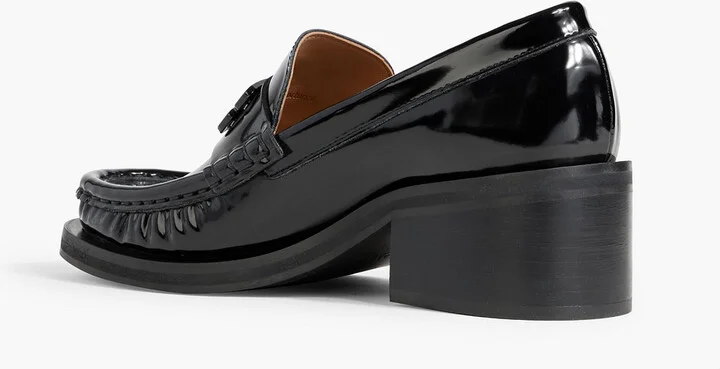 Patent leather-blend loafers - Image 3