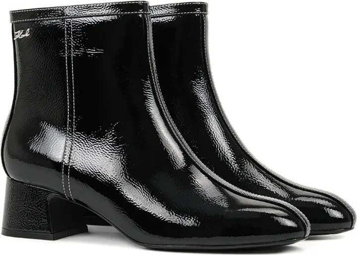 Patent-Leather Boots - Image 2