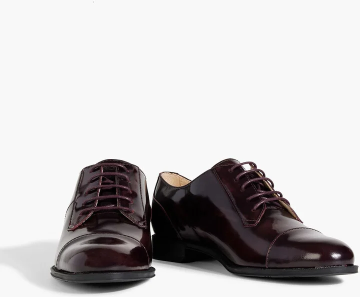 Patent-leather brogues - Image 2