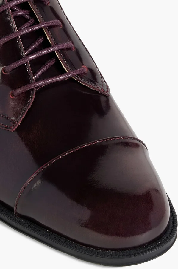 Patent-leather brogues - Image 4