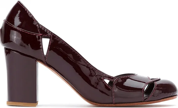 patent leather Bruxelas pumps