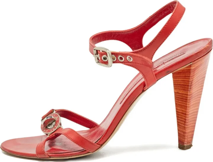 Patent Leather Buckle Sandals