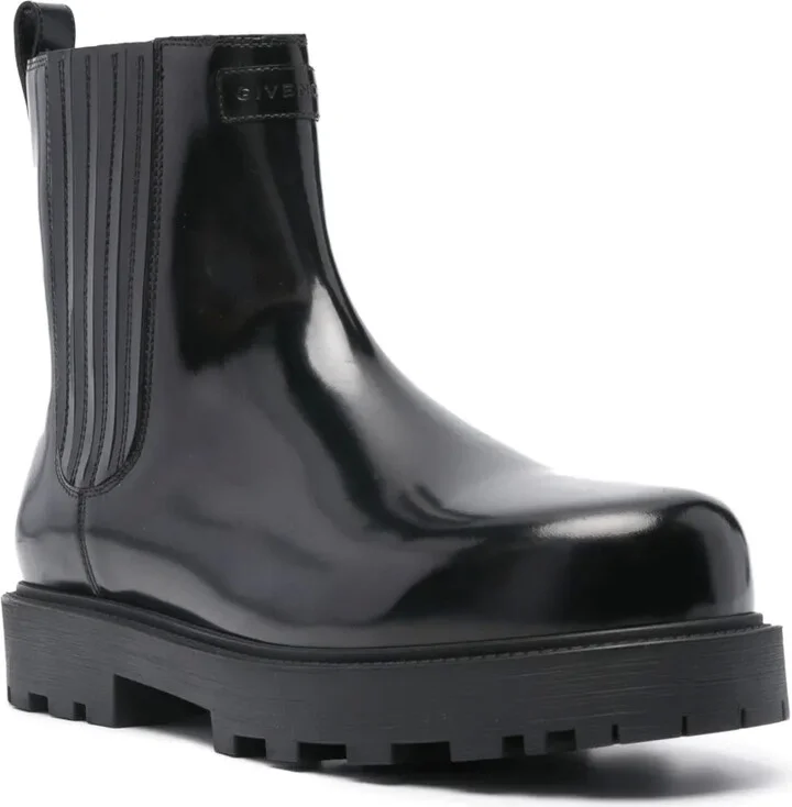 patent leather Chelsea boots - Image 2