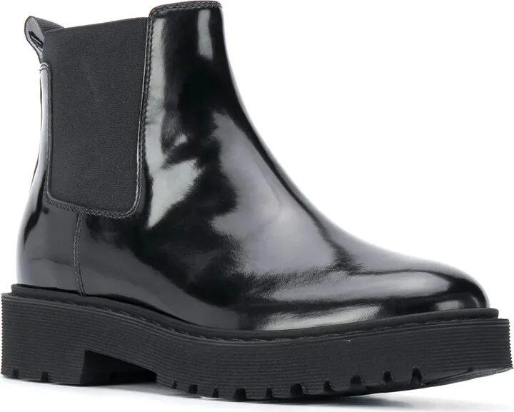 Patent Leather Chelsea Boots - Image 2