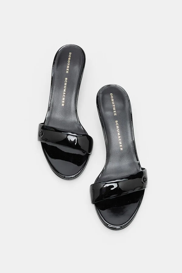 Patent leather contour wedges - Image 7