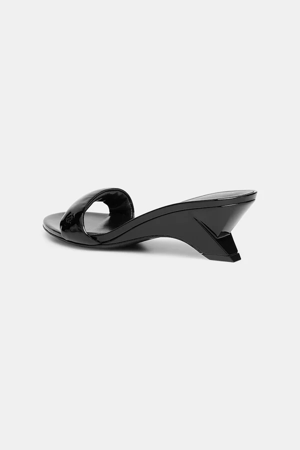 Patent leather contour wedges - Image 9