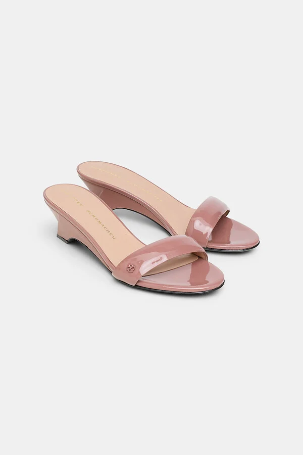Patent leather contour wedges - Image 6