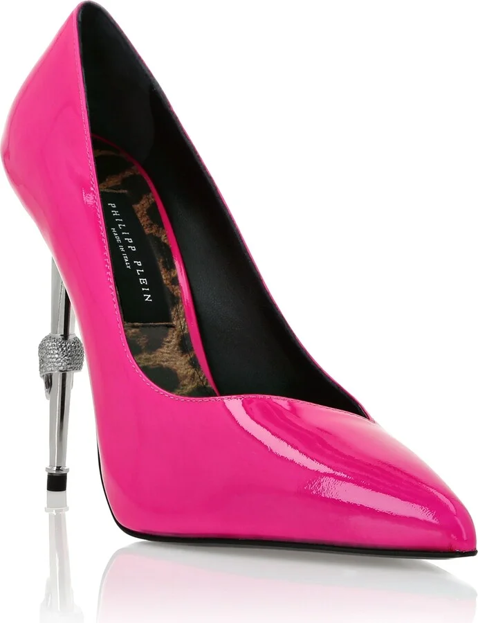 Patent Leather Decollete Hi-Heels