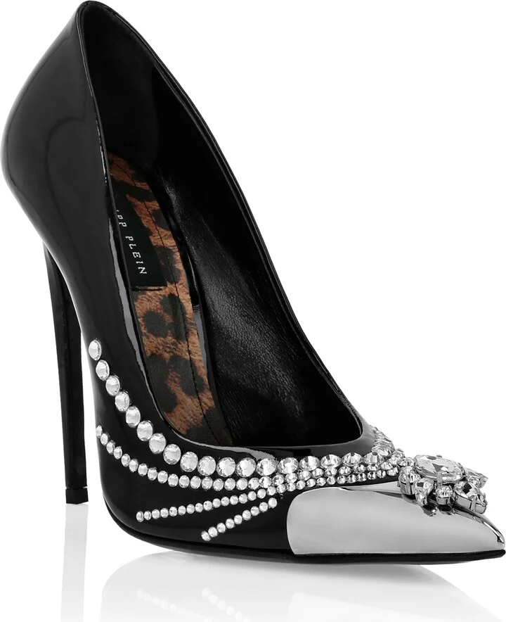 Patent Leather Decollete Hi-Heels