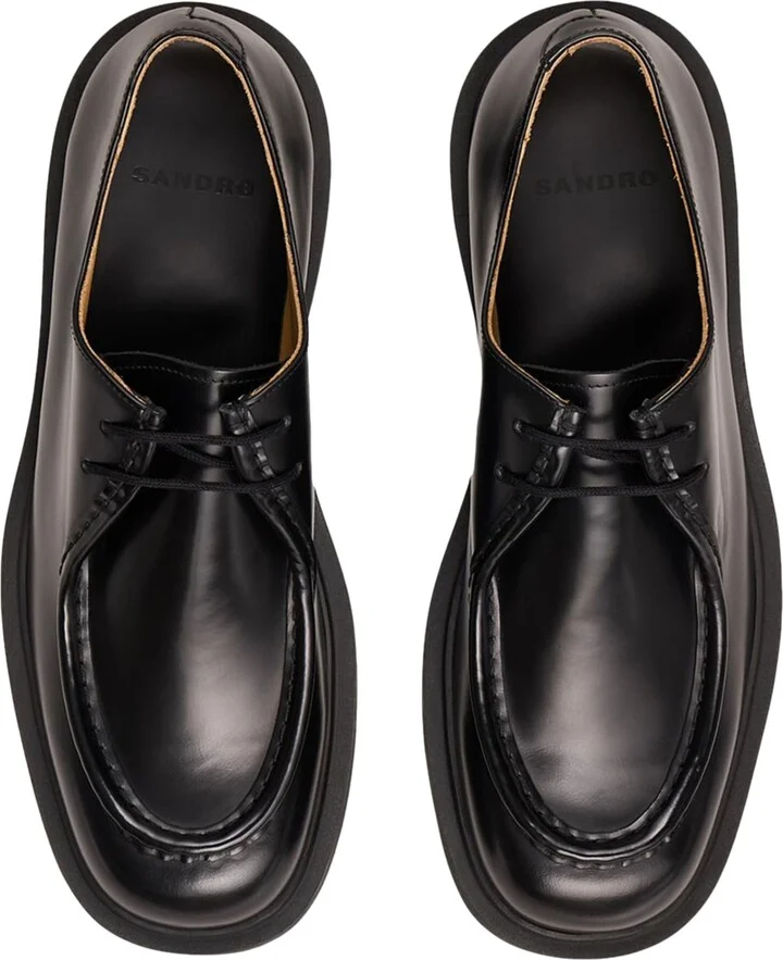 Patent leather derbies - Image 3