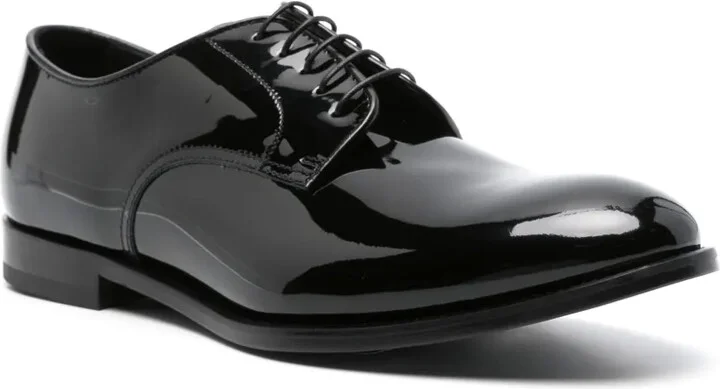 Patent-Leather Derby Shoes - Image 2