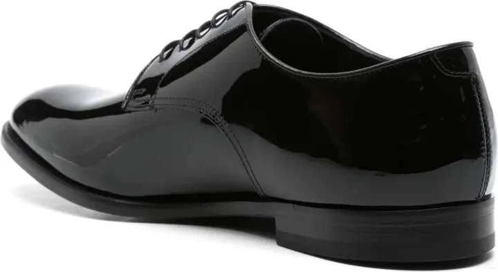 Patent-Leather Derby Shoes - Image 3