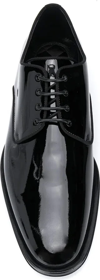 Patent Leather Derby Shoes - Image 4