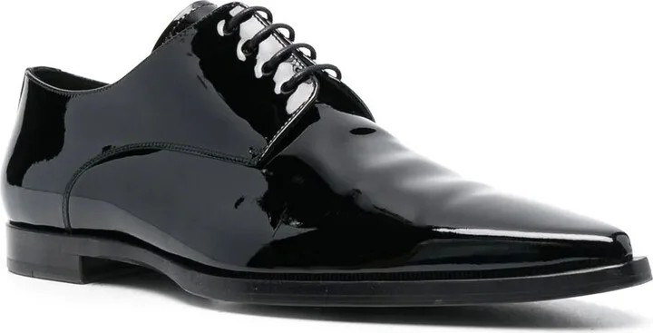 patent-leather Derby shoes - Image 2