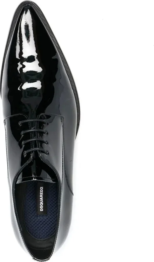 patent-leather Derby shoes - Image 4