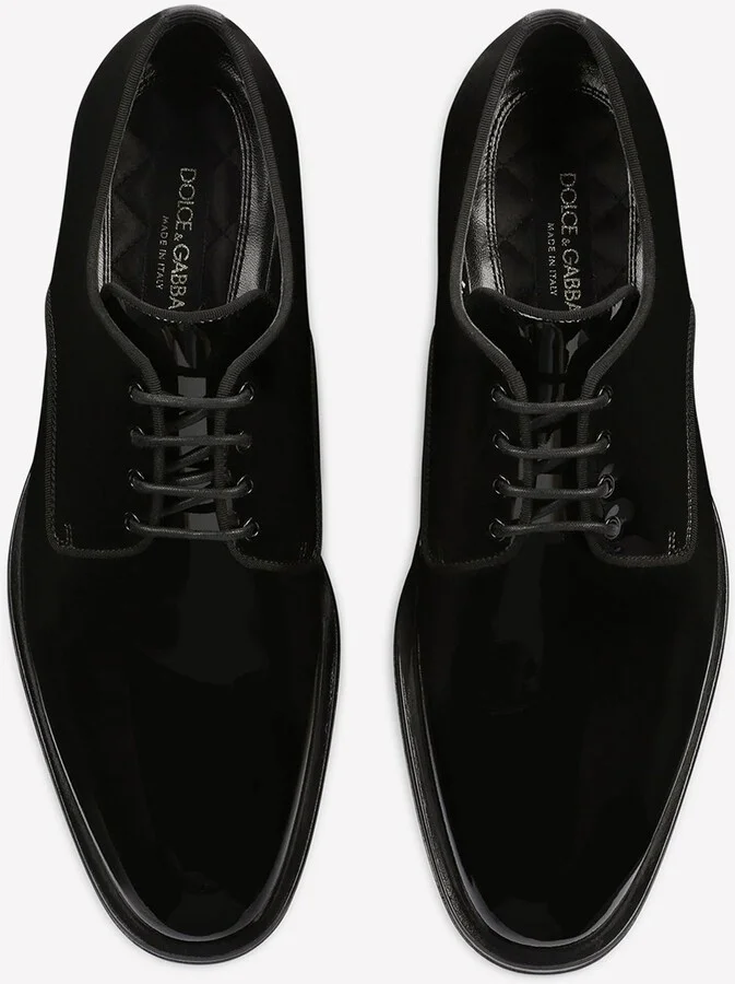 Patent Leather Derby Shoes - Image 3