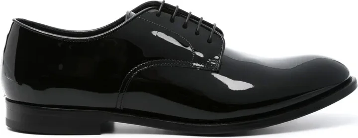 Patent-Leather Derby Shoes