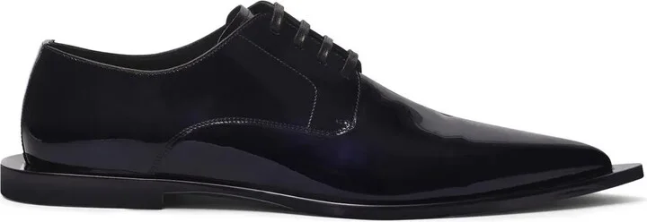 Patent Leather Derby Shoes