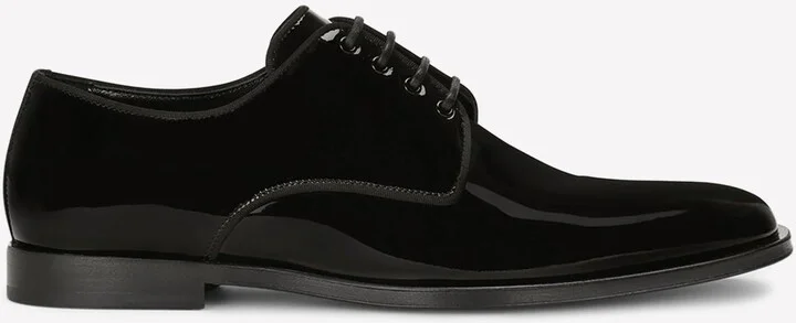 Patent Leather Derby Shoes