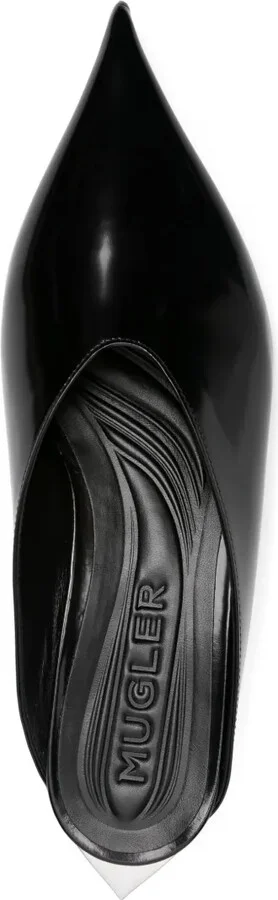 Patent Leather Fang Flat Mules - Image 4