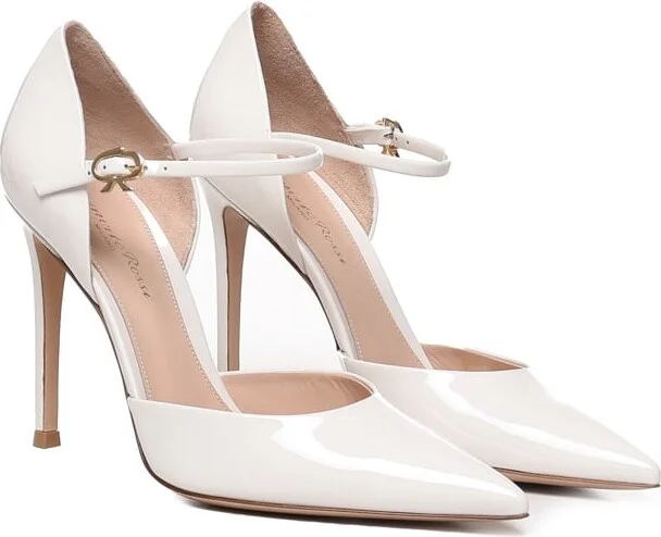Patent Leather Heels With Strap - Image 2